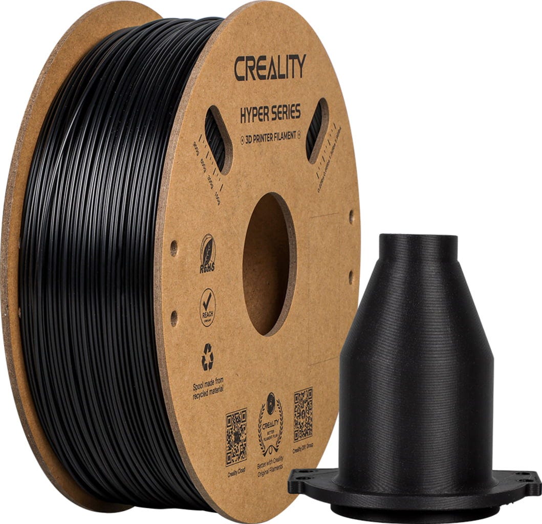 Creality  Hyper ABS Black, 1,75 mm / 1000 g    High Speed ABS-Filament für 5x höhere Druckgeschwindigkeiten