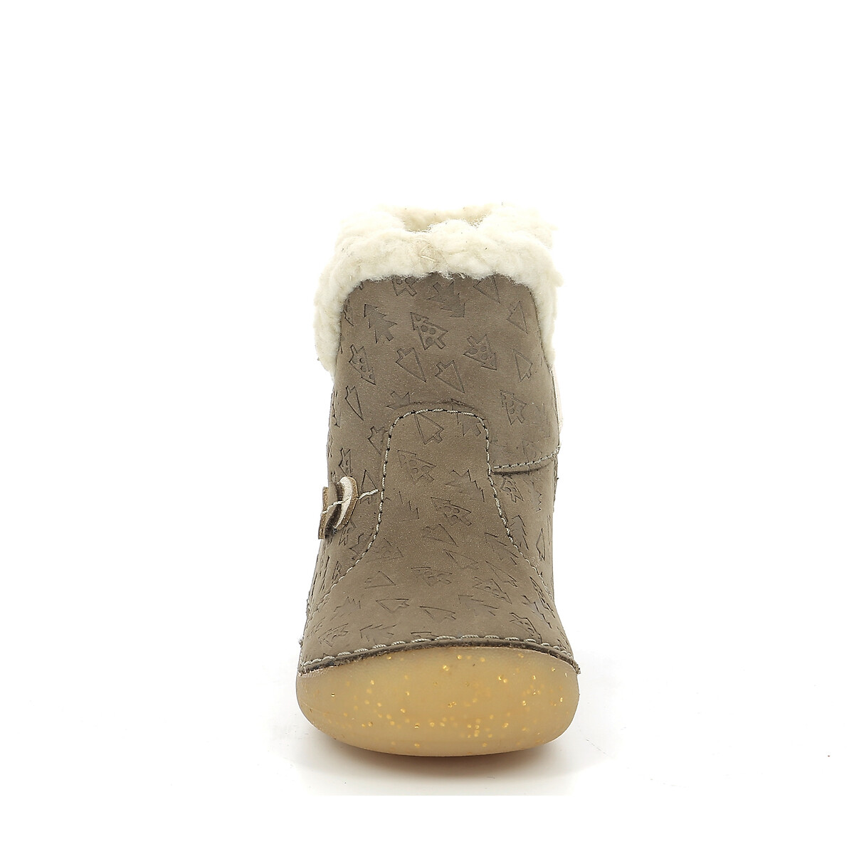KICKERS<br>Botas de couro forradas So Windy, sola flexível