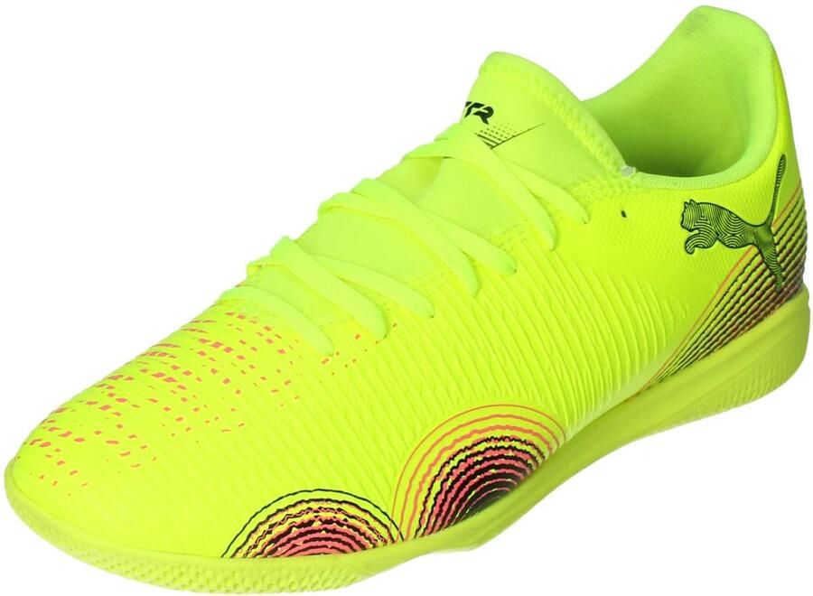 Puma Future 8 Play IT senior voetbalschoenen geel zwart oranje