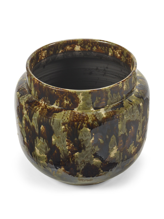 Serax Glazed shades by Serax Mystique bloempot Ø40 brown