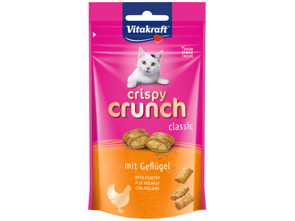 SNACK GATO VITAKRAFT CRISPY CRUNCH FRANGO 60G