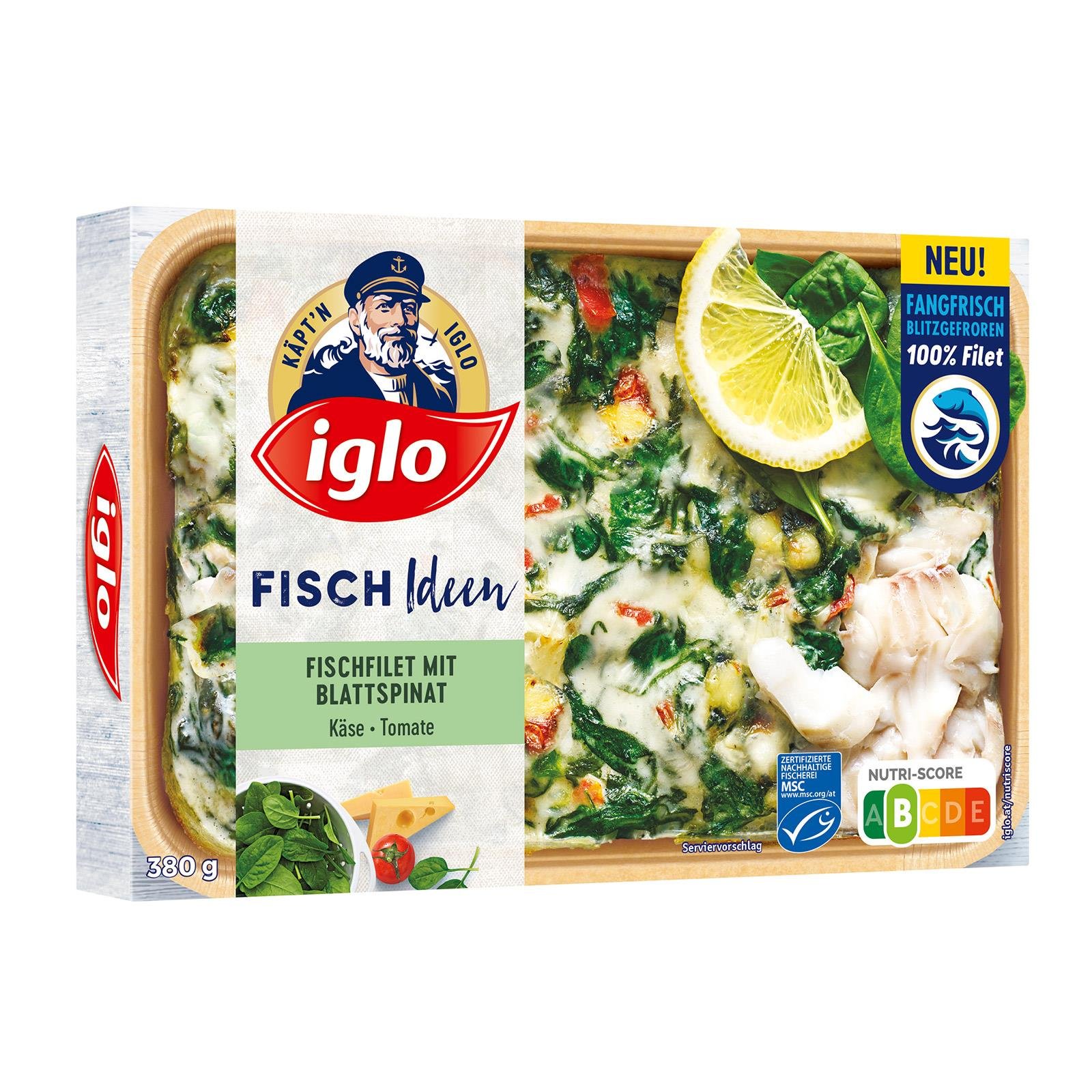 Iglo Fisch Ideen Blattspinat