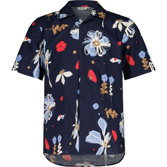 Maloja SchochenM. Hemd Night Sky Flora Herren
