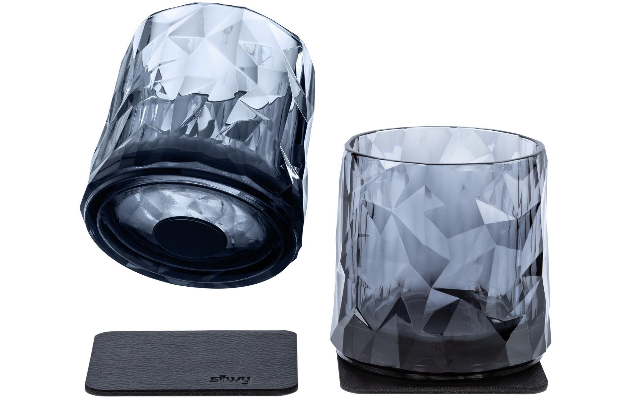 Magnet-Kunststoffgläser Tumbler Grau2 Tumbler