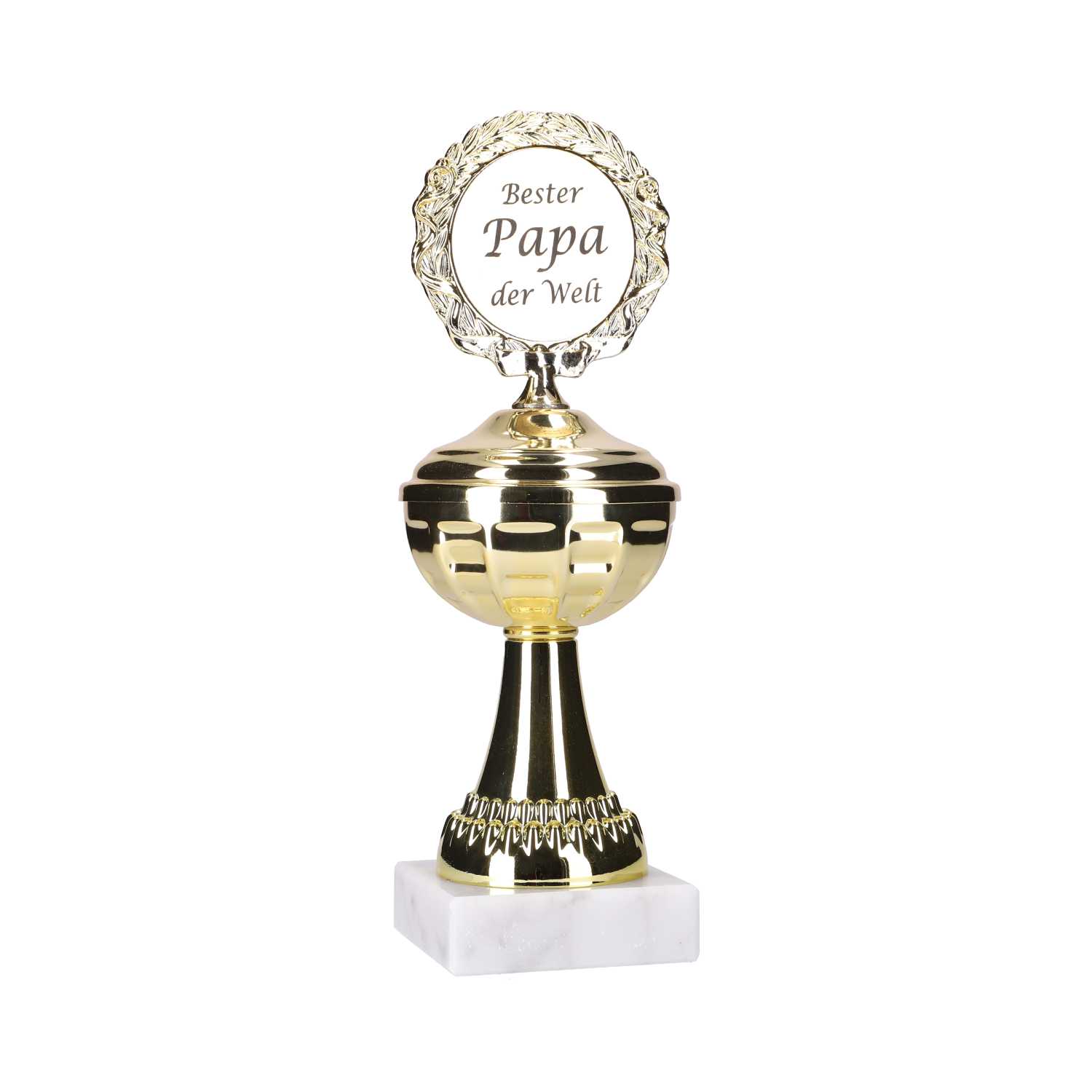 Pokal Gold auf Marmorsockel 22,5 cm 6fach