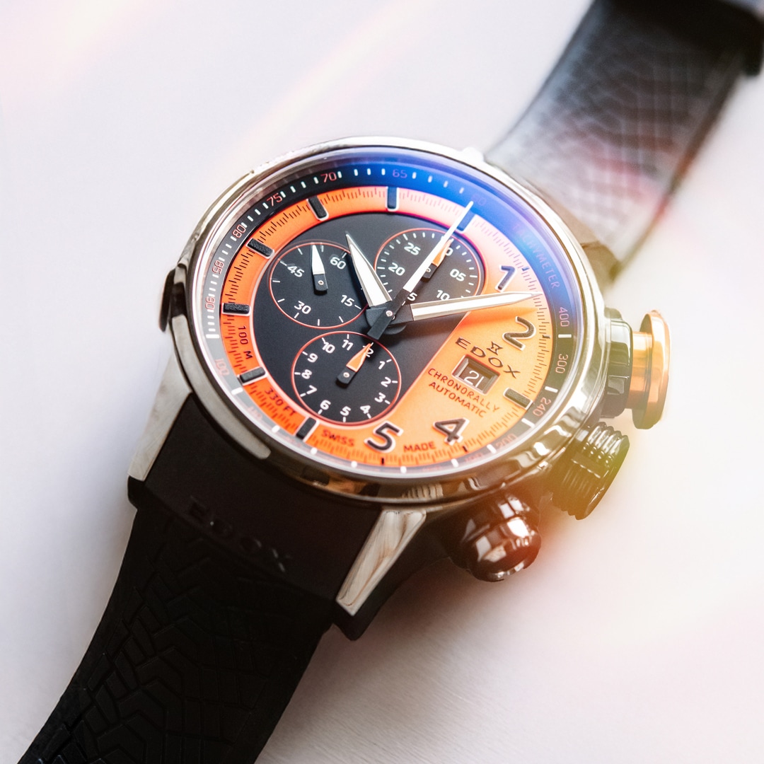 Edox Chronorally Automatic Chronograph
