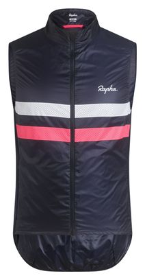 Gilet Sans Manches Rapha Brevet Bleu Marine/Rose