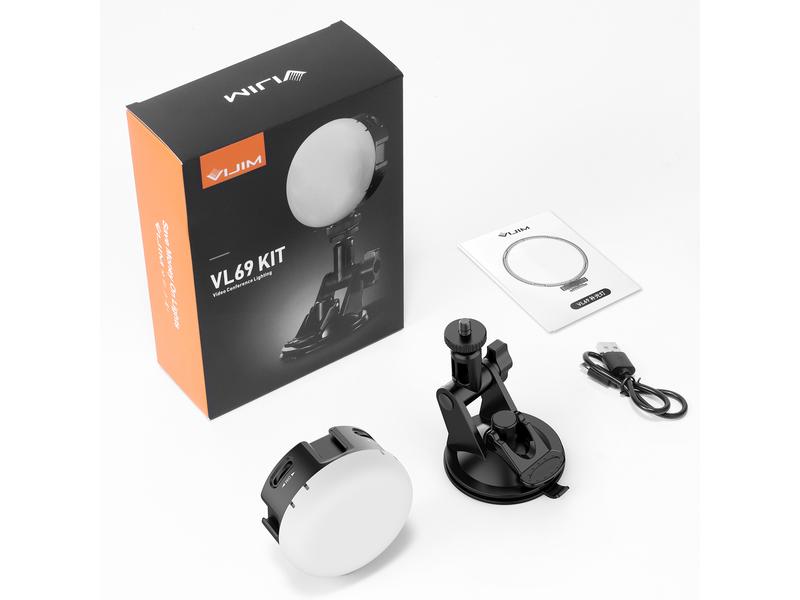 VIJIM Videoleuchte VL69 KIT Beleuchtungsset mit Saugnapf