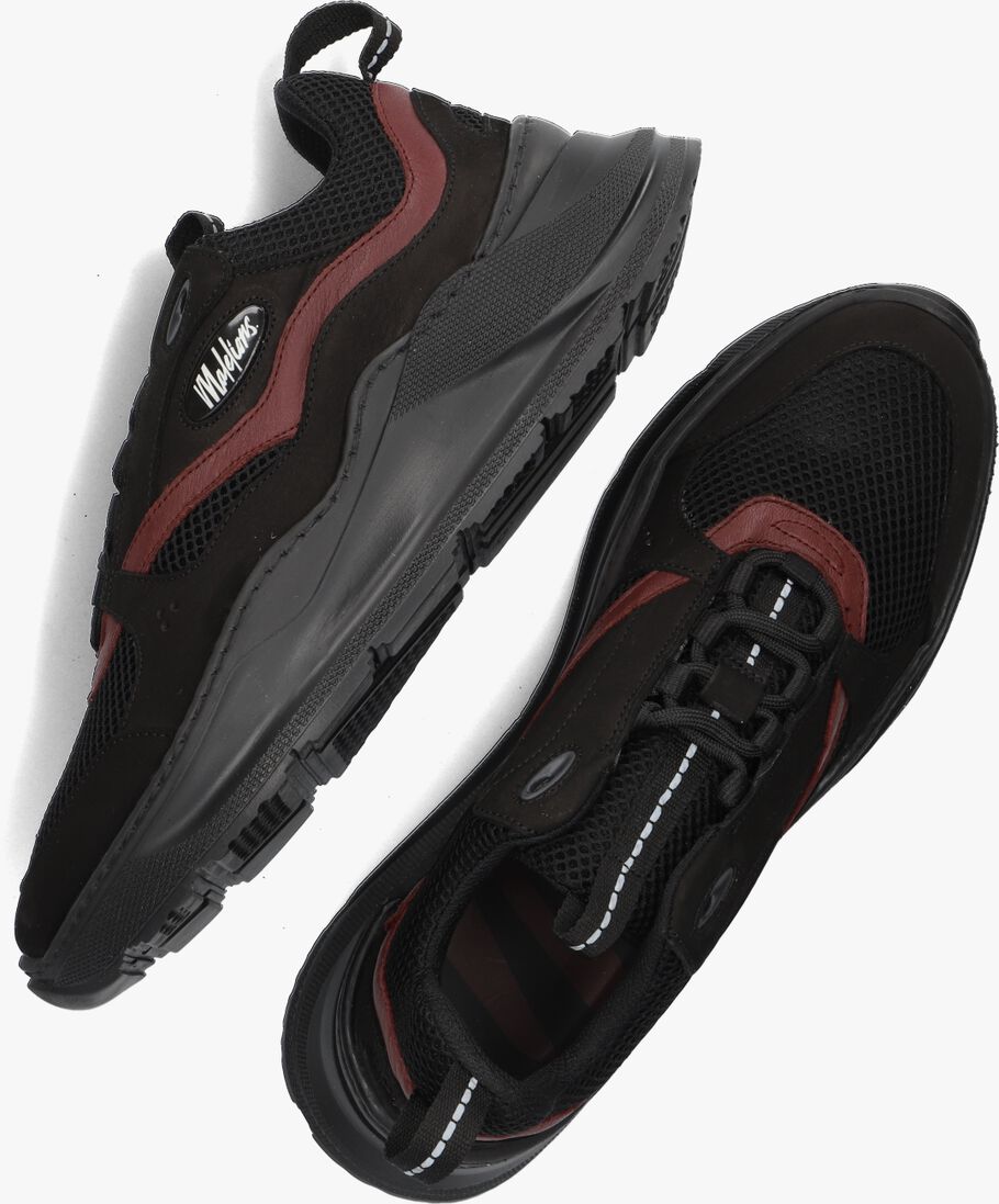 MALELIONS zwarte malelions lage sneakers malelions men mesh runner