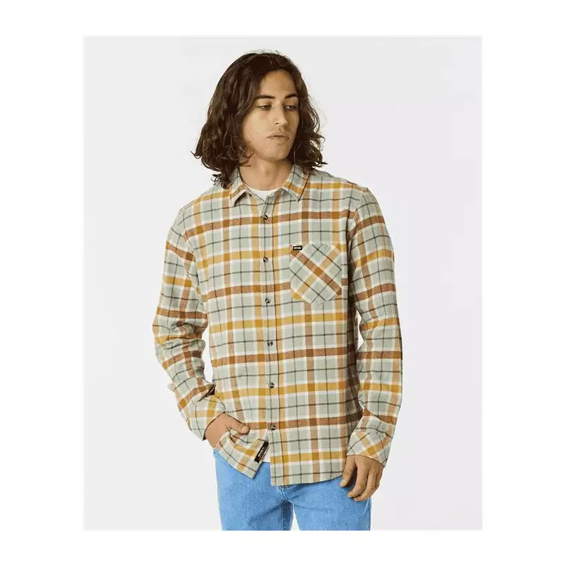 Chemise RIPCURL Checked In Flannel Sage