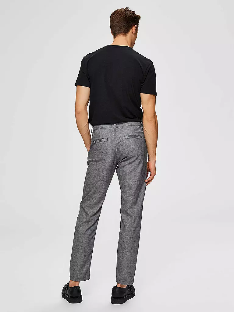 SELECTED T-Shirt SLHNEWPIMA schwarz