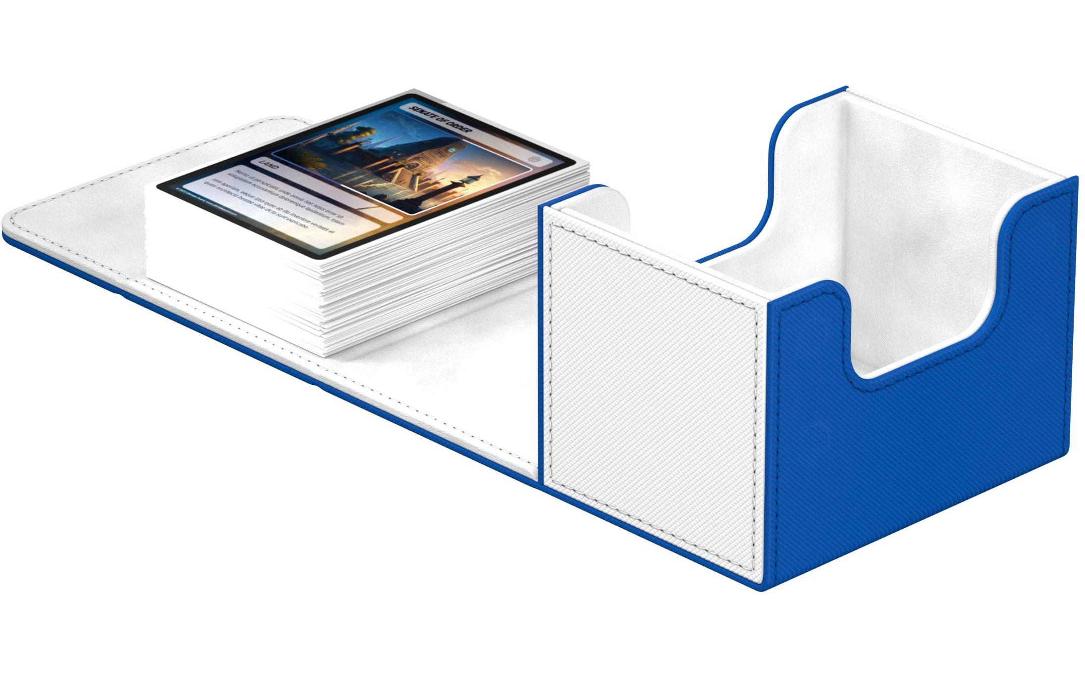 Kartenbox XenoSkin Synergy Sidewinder 100+ Blau/WeissHochwertige Box für Sammelkarten in Standardgrösse