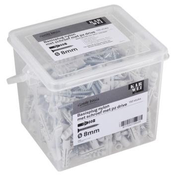 KARWEI Basisplug 8x40mm   uni 5x50mm 150ST