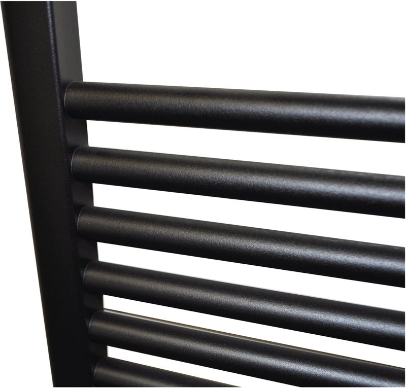 Sanicare - HVS - Elektrische Radiator - Zwart Mat - 45x172cm - Met Afstandsbediening en Thermostaat