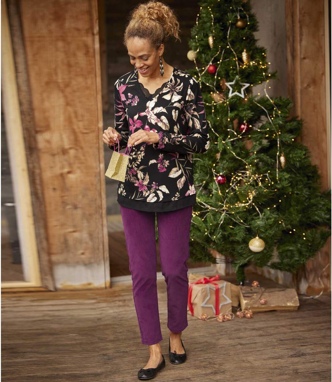 Pantalon Velours Stretch Confort