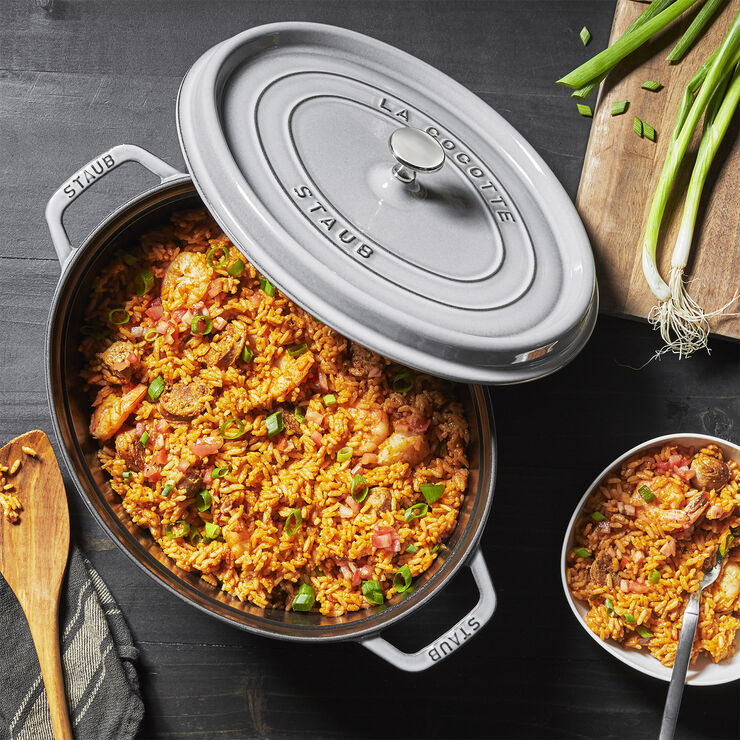 Zwilling Oval Cocotte 31cm Graphite grey Staub