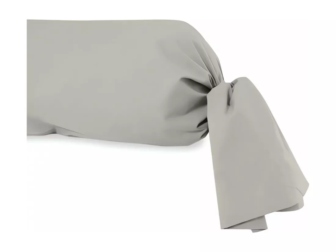 Taie de traversin en coton 57 fils 45x135 cm UNI lin, par Soleil d'ocre