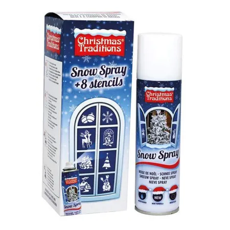 Goodmark Schneespray 150 ml inkl. Schablonen