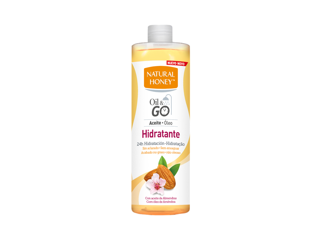 ÓLEO CORPORAL HIDRATANTE OIL&GO NATURAL HONEY 300 ML