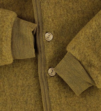 Engel Cardigan - Wolle - Safran Melange