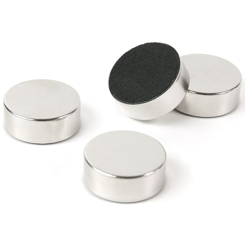 Trendform Magnete, extra stark, 23 mm, silber, 4 Stück