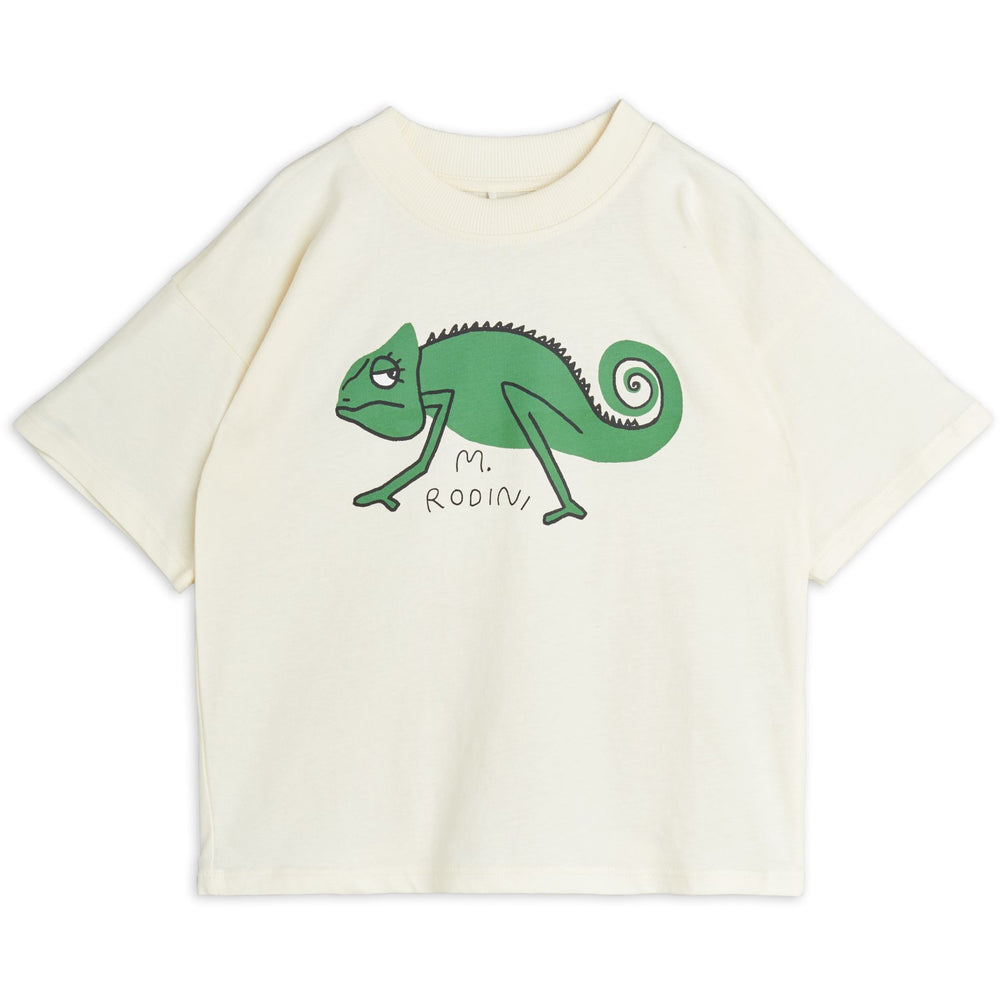 Køb Mini Rodini Offwhite Lizard T-Shirt