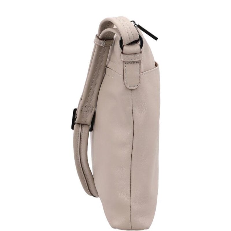 Claudio Ferrici Soft Crossbody Bag Taupe
