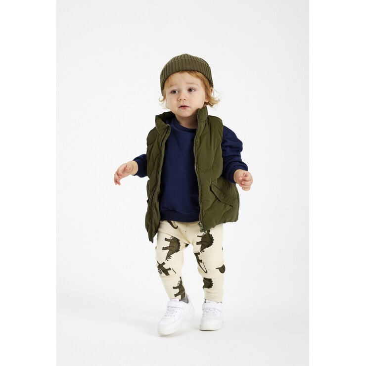 The New TNSLevi Rib Leggings Angora dino aop