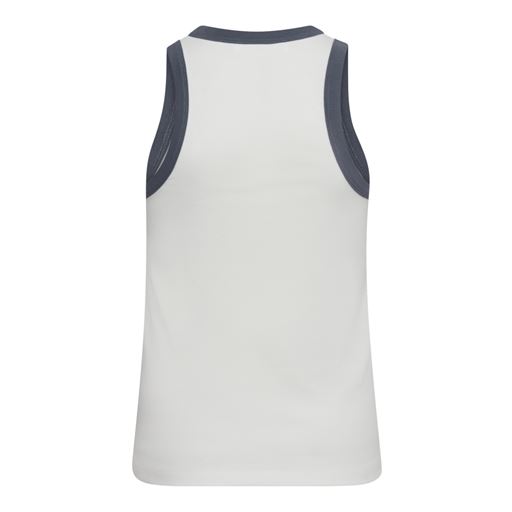 Co'Couture Edge Tank Top, White, L