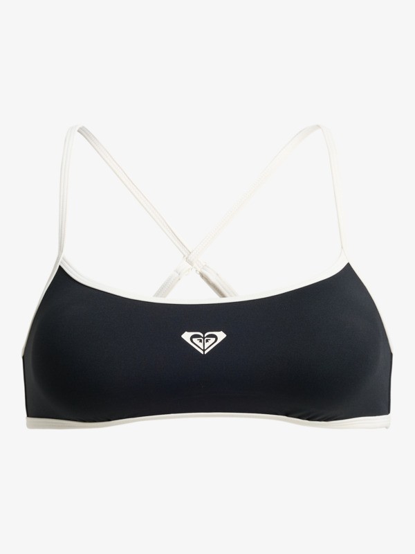 The Retro Essentials Bralette Haut de bikini bralette Noir Femme