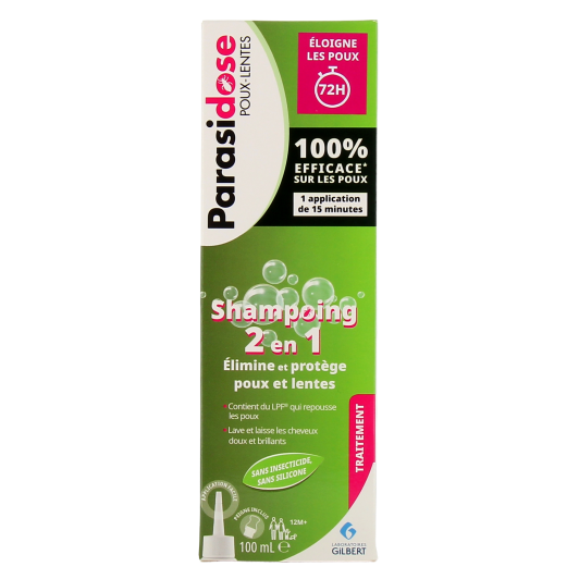Parasidose shampoing 2 en 1 anti poux et lentes - A partir de 1 an