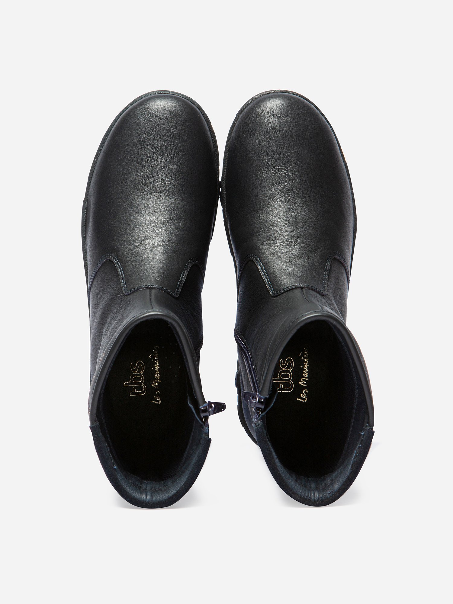 Boots Femme Confort Cuir Marine