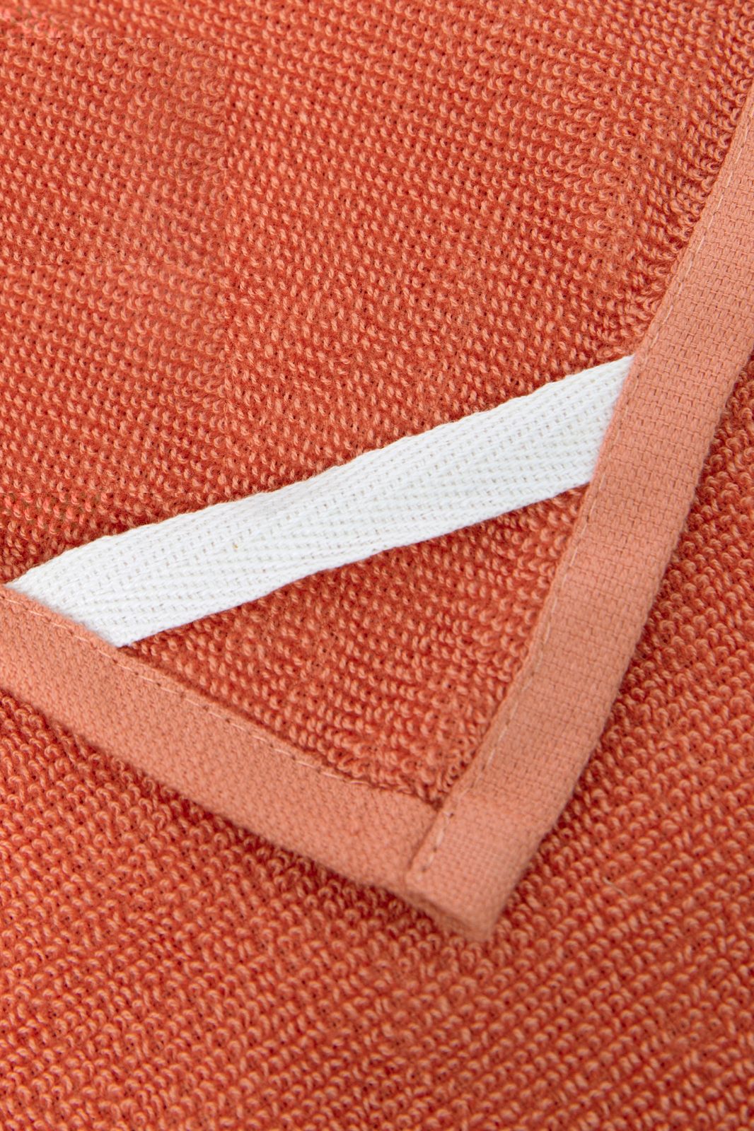 Oranje handdoek en theedoek terry