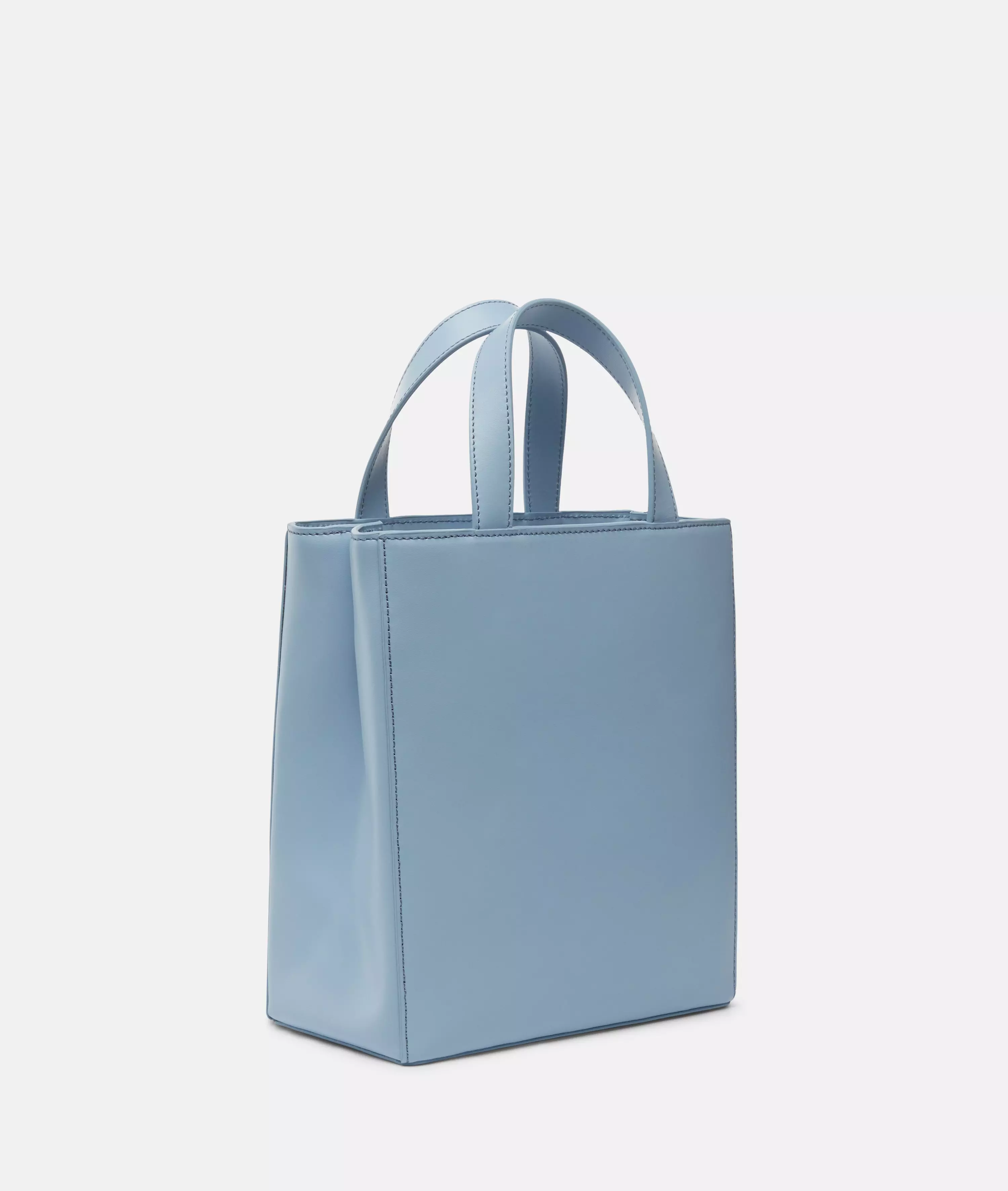 Paper Bag S Handy tote made from smooth leather