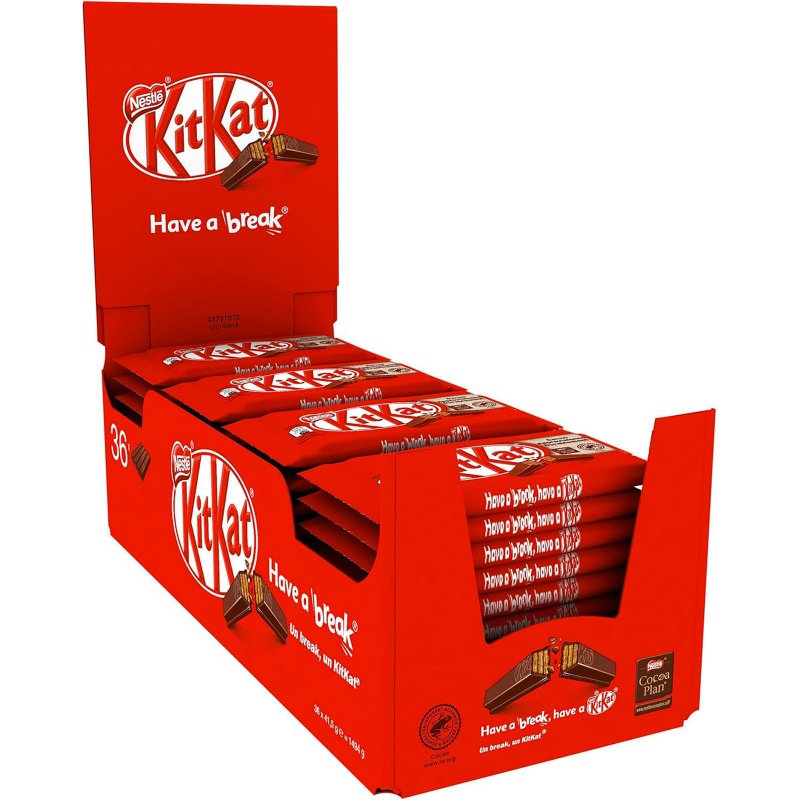 Barres chocolatées KitKat Nestlé - Étui de 6 x 41,5 g