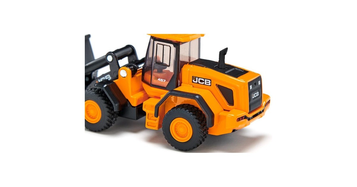SIKUSUPER - JCB 457 WLS wiellader Modelvoertuig  (Schaal 1:87)