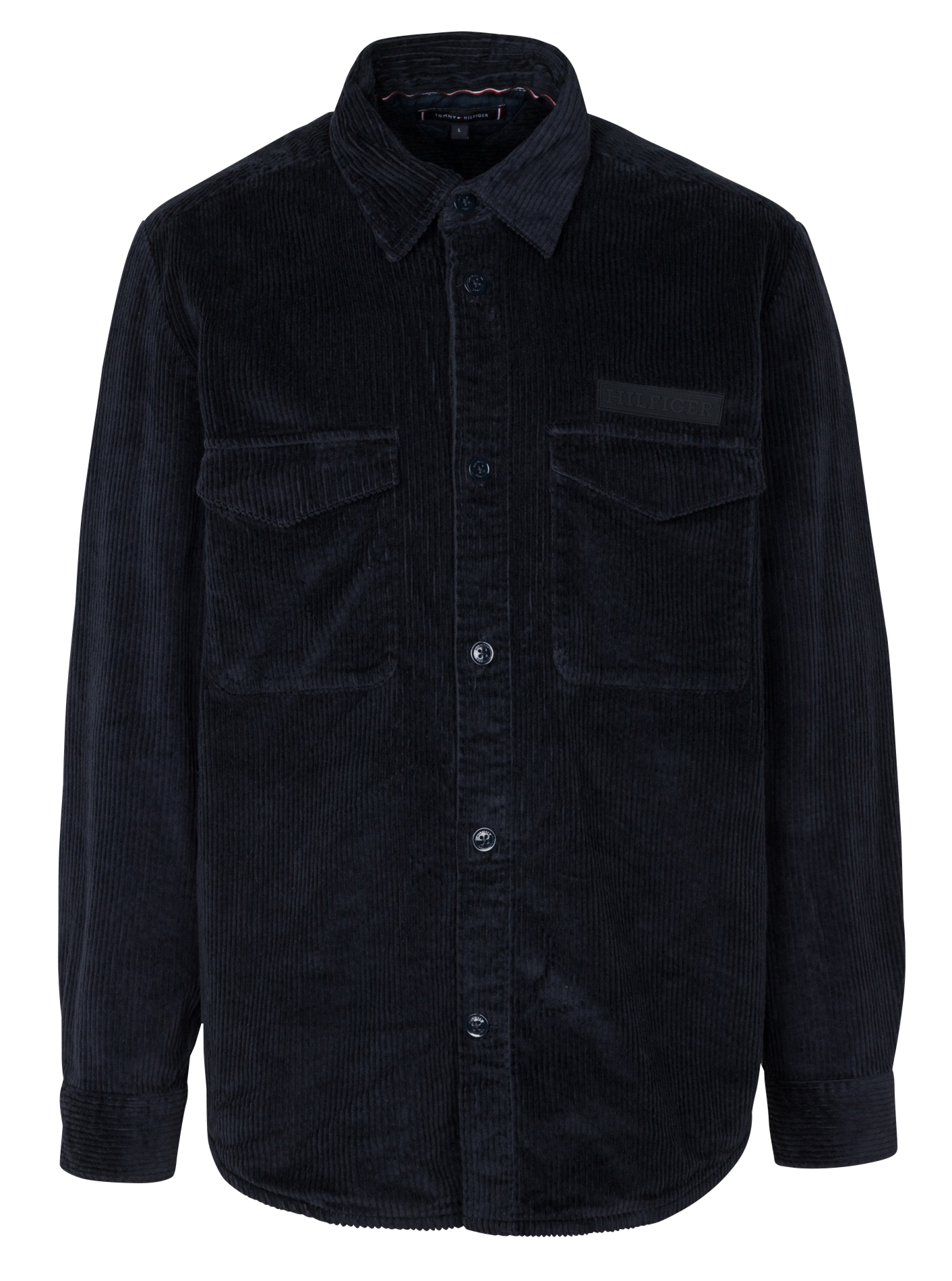 Chemise regular-fit col classique en coton | Bleu