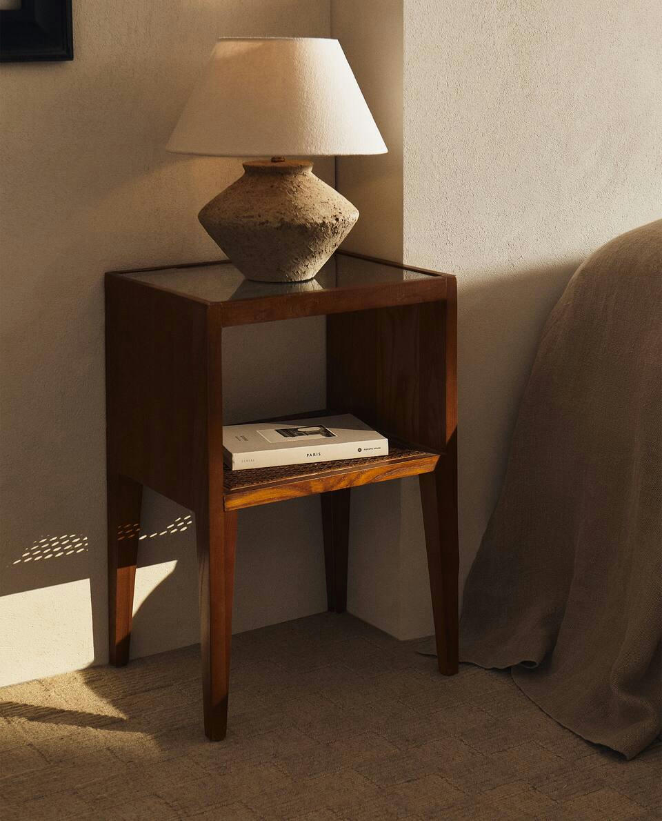 MESA DE CABECEIRA DE MADEIRA