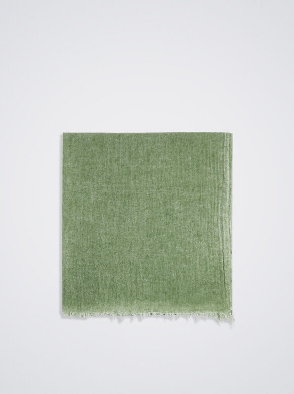 Pashmina com Lã - Verde
