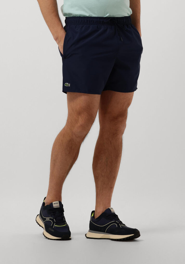 LACOSTE donkerblauwe lacoste  1hm1 men's swimming trunks 1121