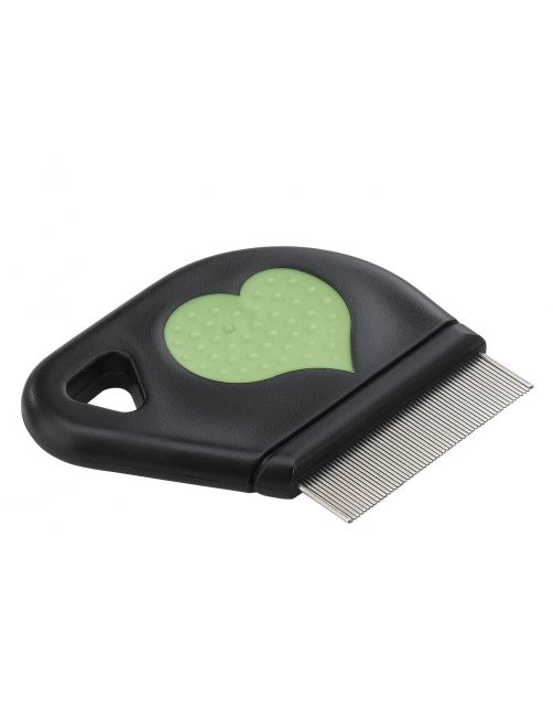 Ferplast Vlooienkam Kat - Kattenvachtkam - 7.5x4x0.5 cm Zwart Lime