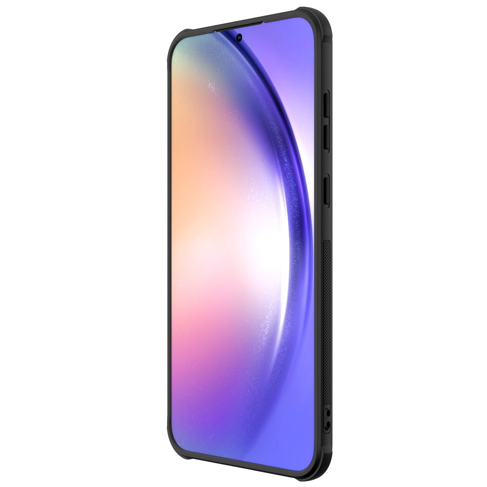 Samsung Galaxy A55 Hardcase Schutzhülle Grip Design - Schwarz