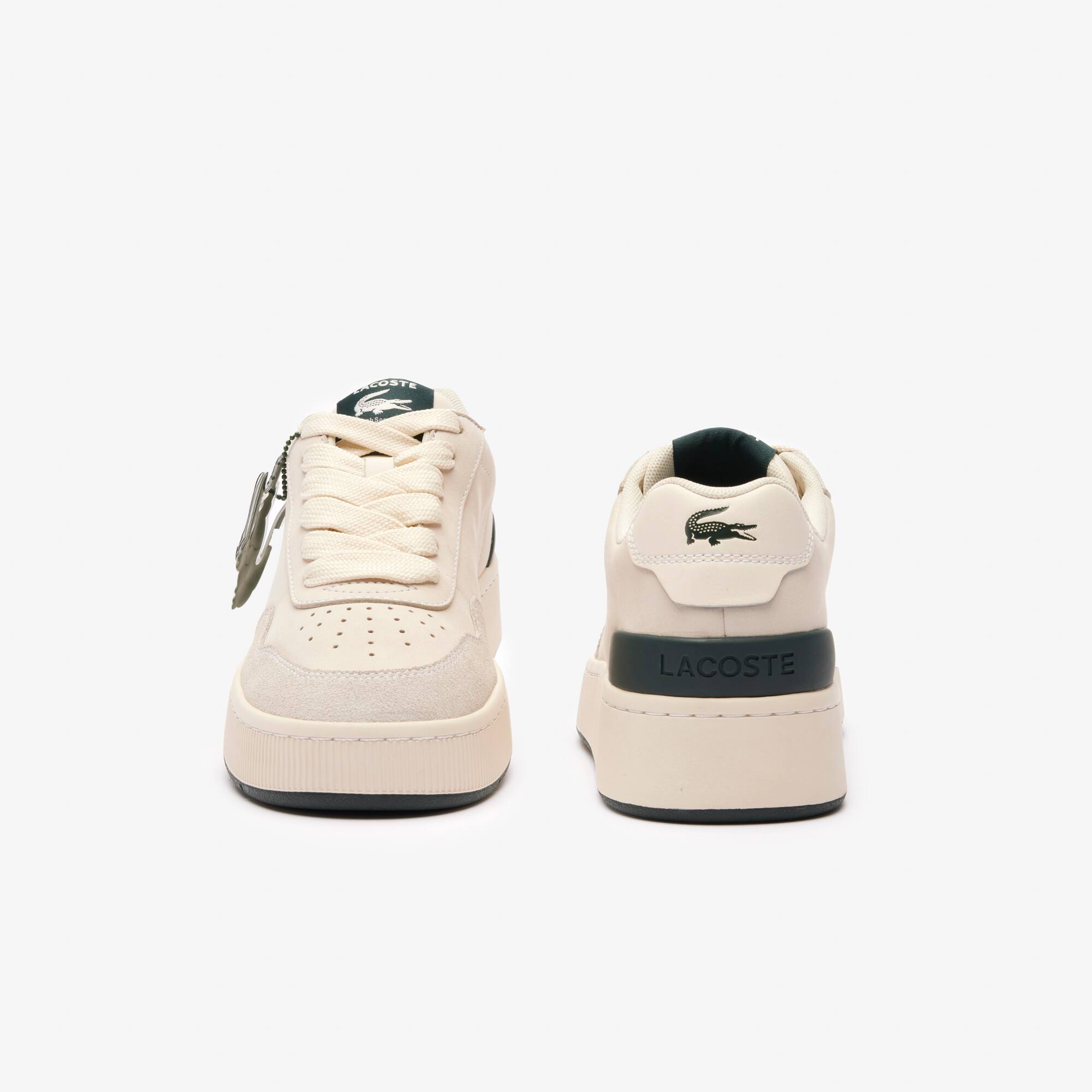 Damen-Sneakers Ace Clip aus Leder Sneakers - Weiss - Lacoste - Damen