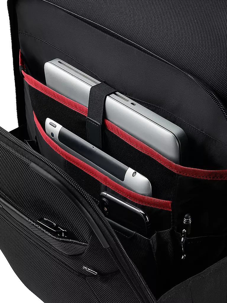 SAMSONITE Trolley PRO-DLX 6 55cm erweiterbar Black schwarz