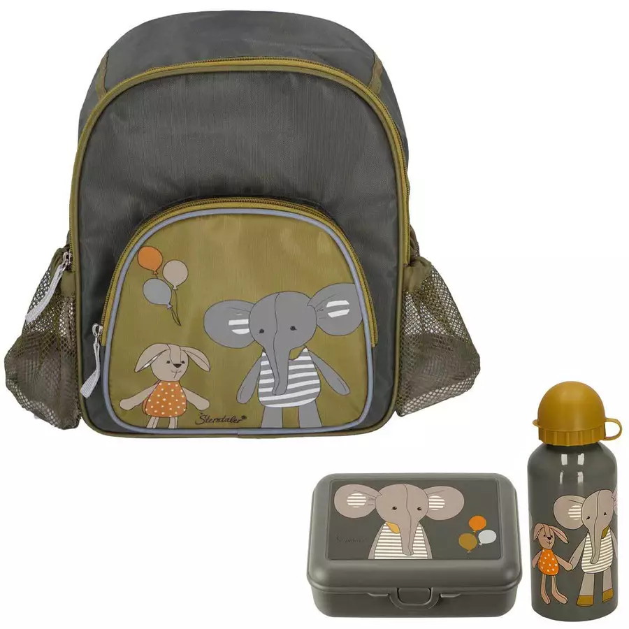 Sterntaler Kinder Rucksack 3er Set beige
