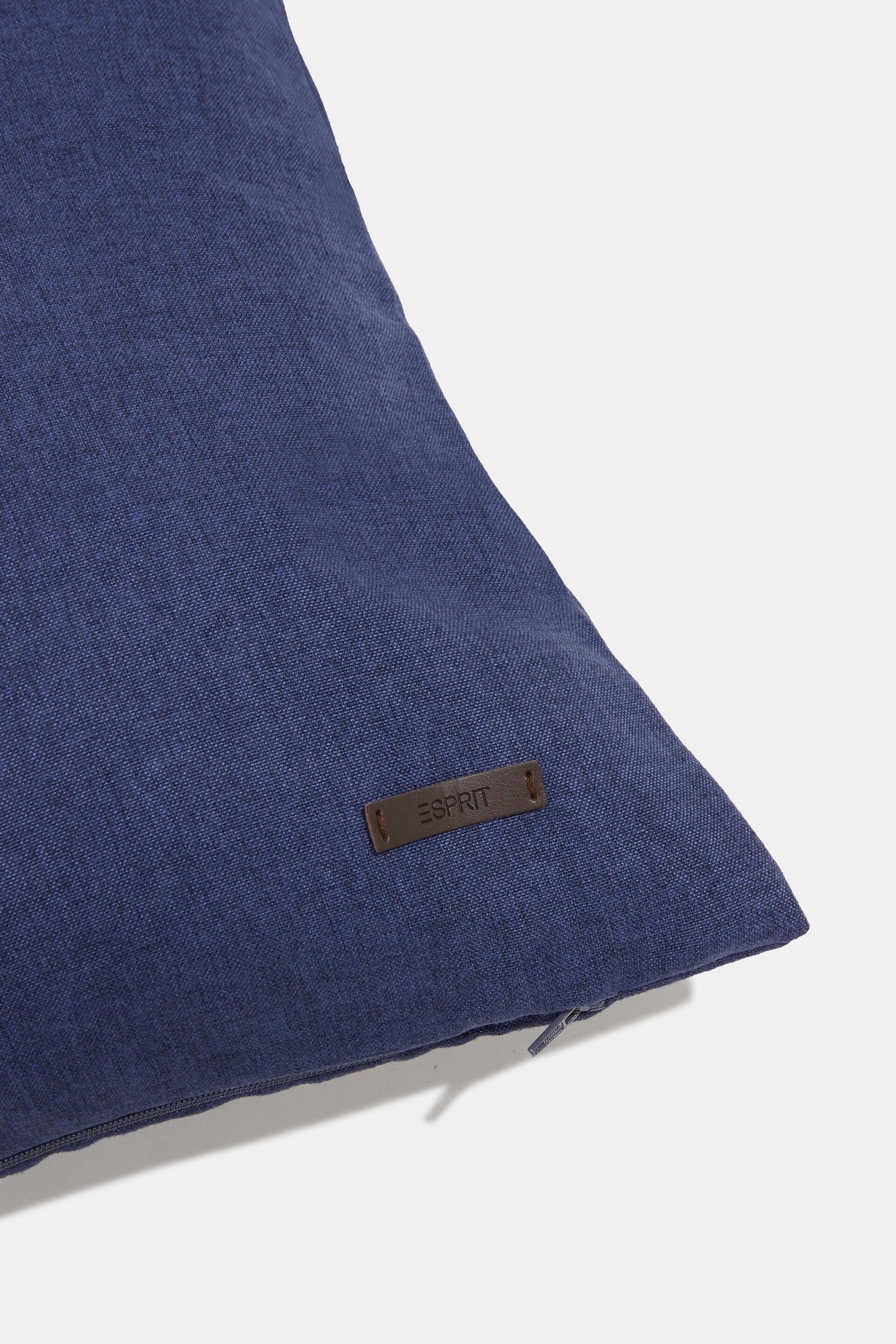 Housse de coussin en mélange de matières à teneur en micro velours