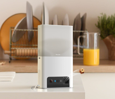 Bites 2 Lite Smarte Haustier Kamera 1080p HD mit Leckerli Ausgabe / 2-Wege-Audio / Nachtsicht iOS/Android (854592007387) - Weiss