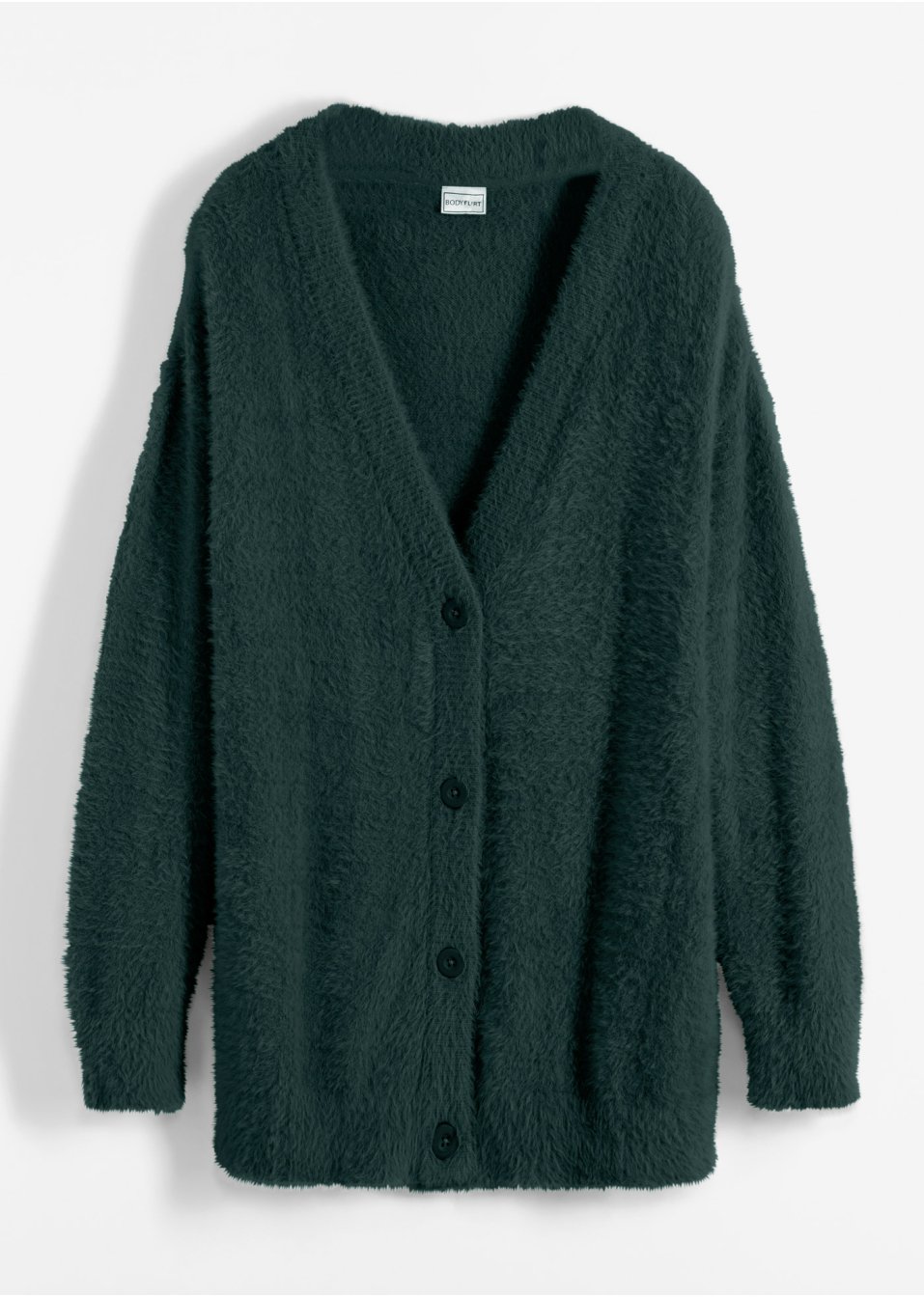 Gilet en maille duveteuse