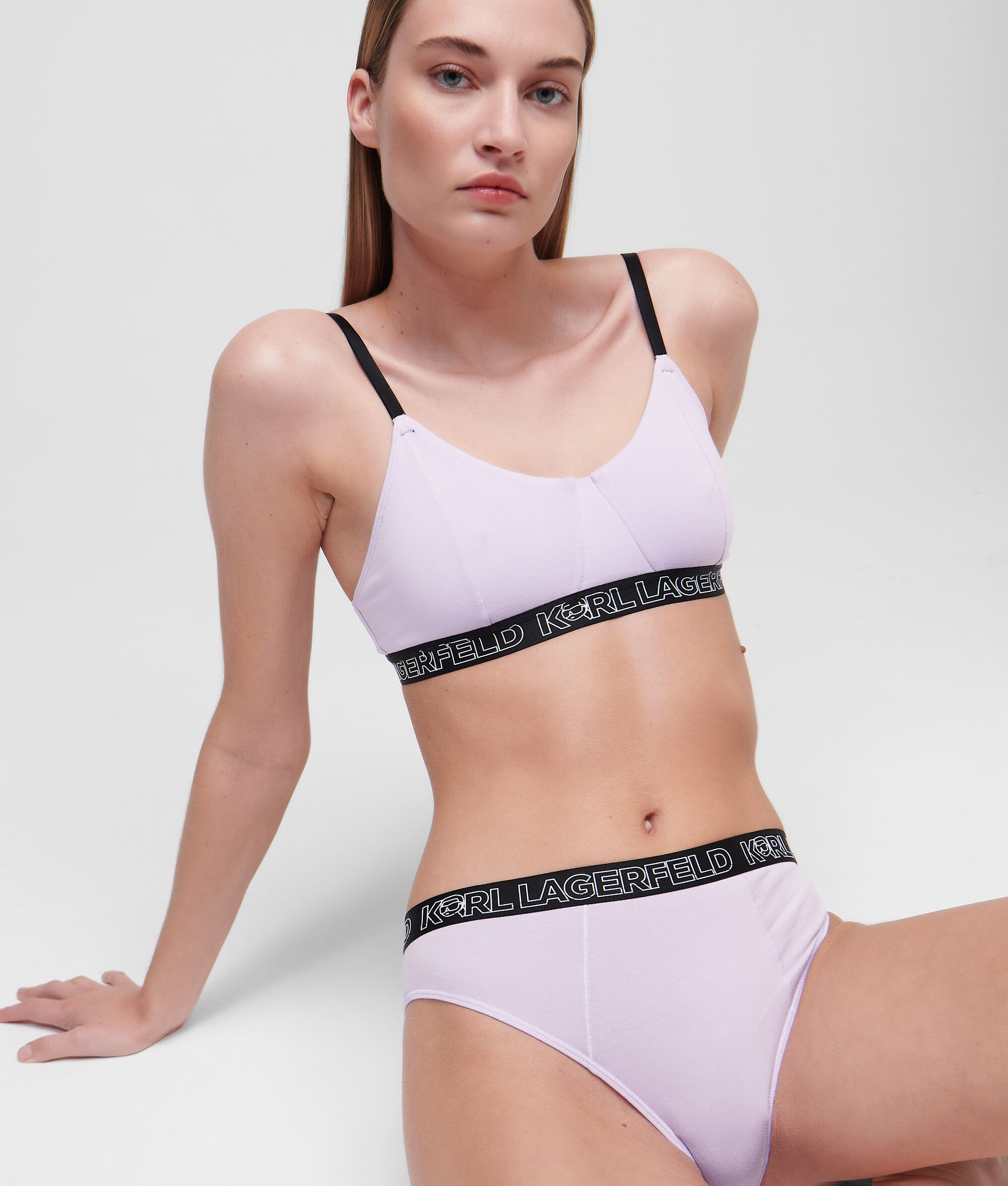 CULOTTE TAILLE HAUTE AVEC LOGO KARL IKONIK