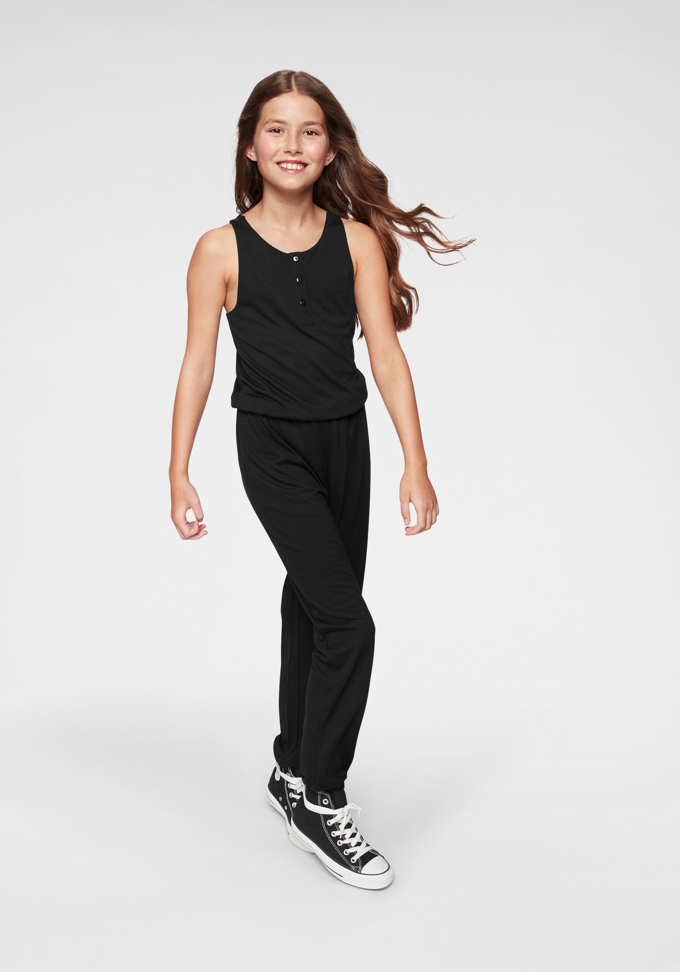 KIDSWORLD Overall », Jumpsuit mit aufwendiger Spitze im Rücken« mit Spitzeneinsatz im Rücken